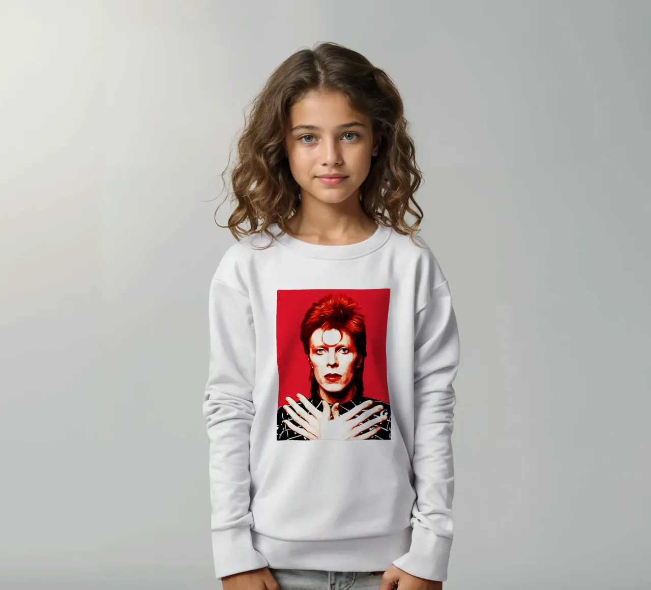 David Bowie 11 Kunst kinder sweatshirt van music soul
