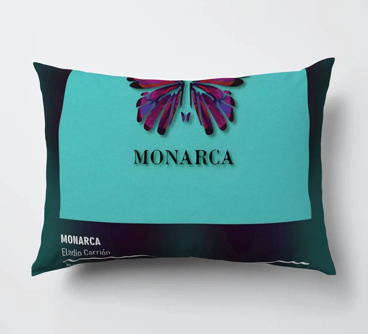 Monarca (2021) by Eladio Carrión cuscino da DGUnder