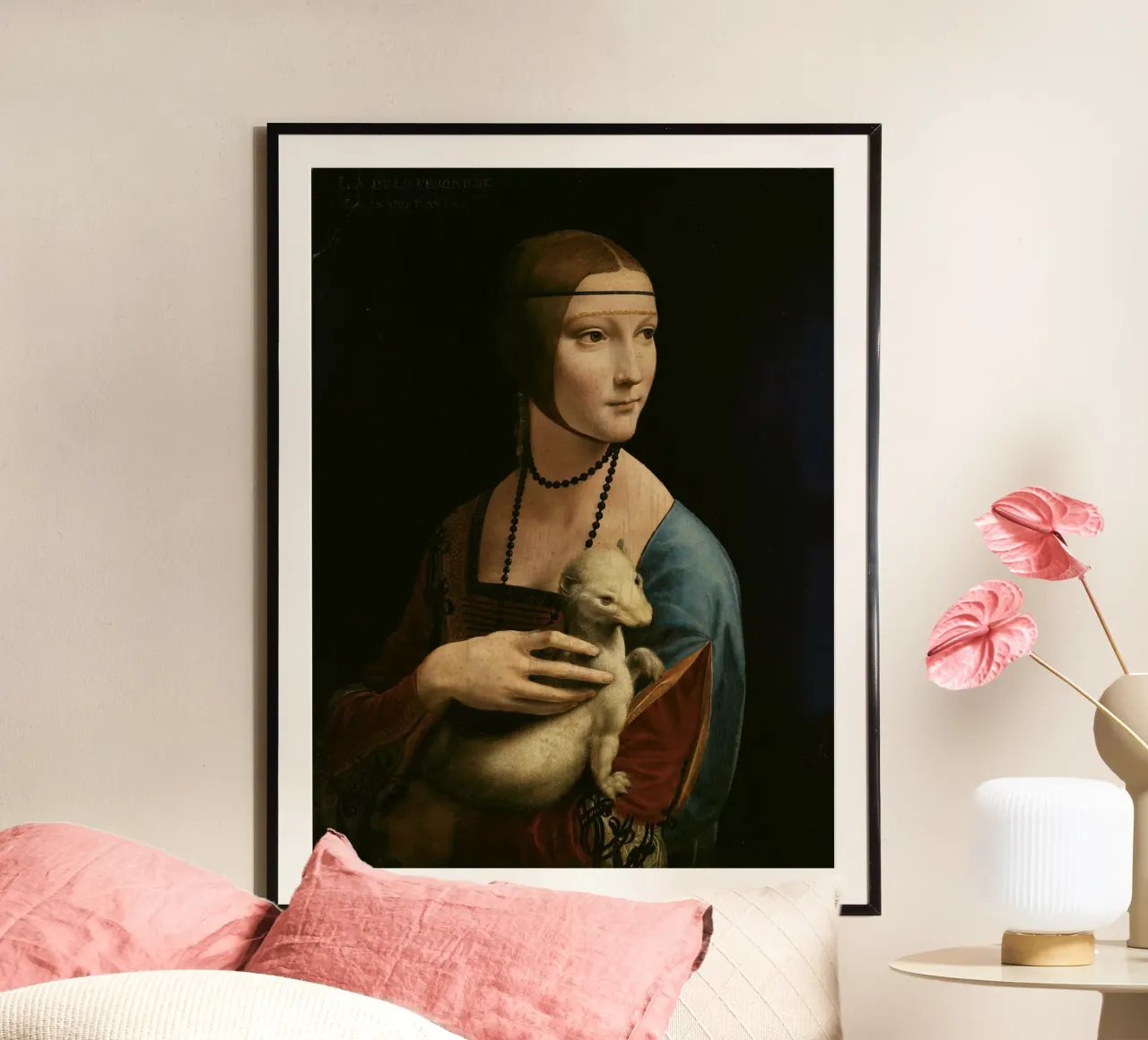 Il Rinascimento italiano poster con telaio in alluminio da Susanprint