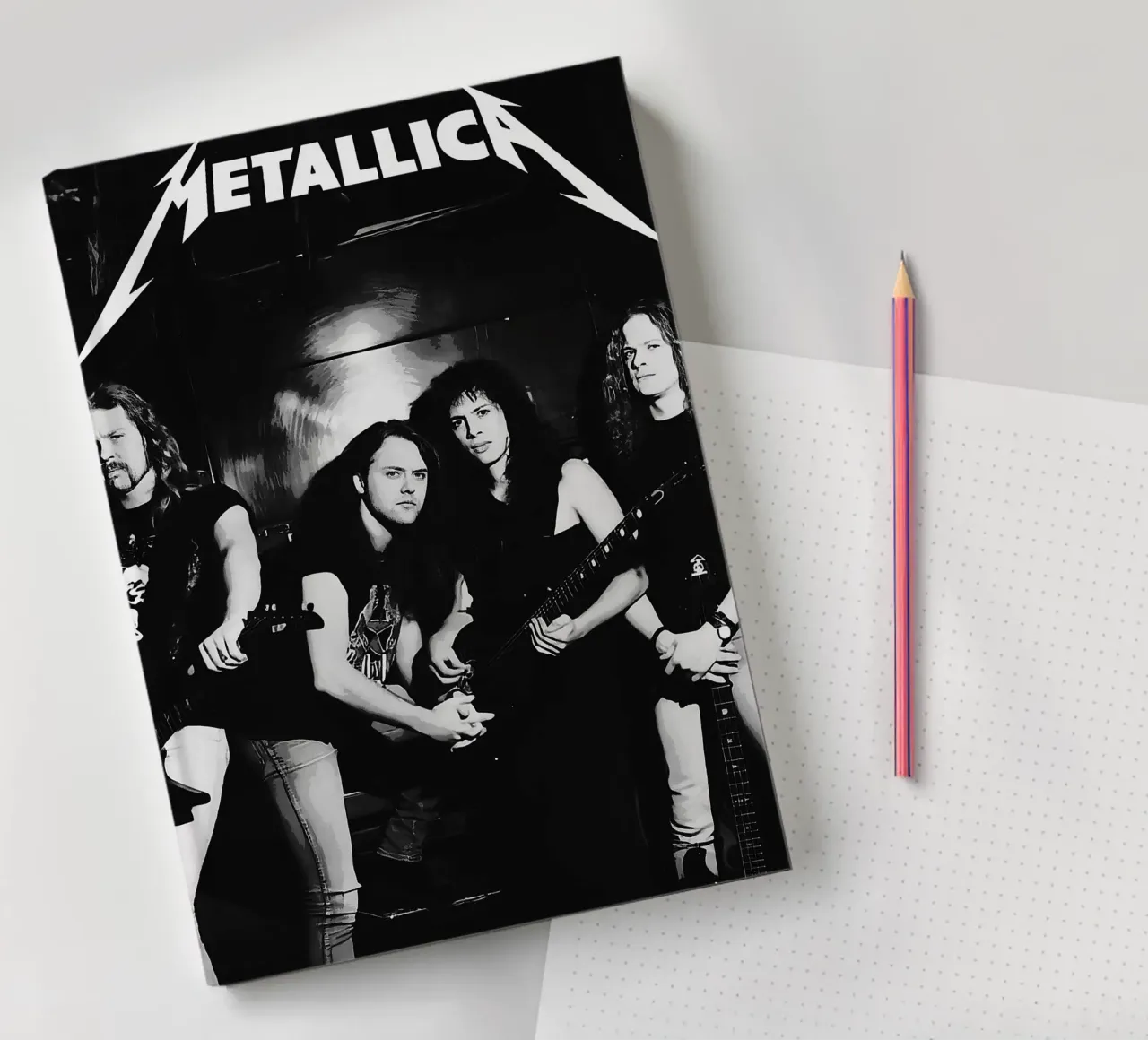 groupe de métal carnet de notes de vanhesling