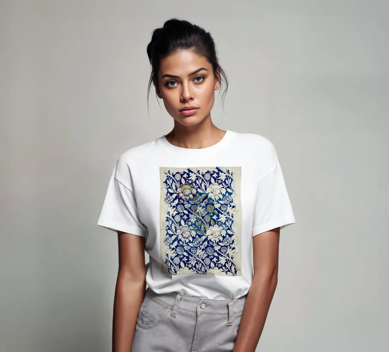 fiori con fogliame t-shirt da Ropech Shop
