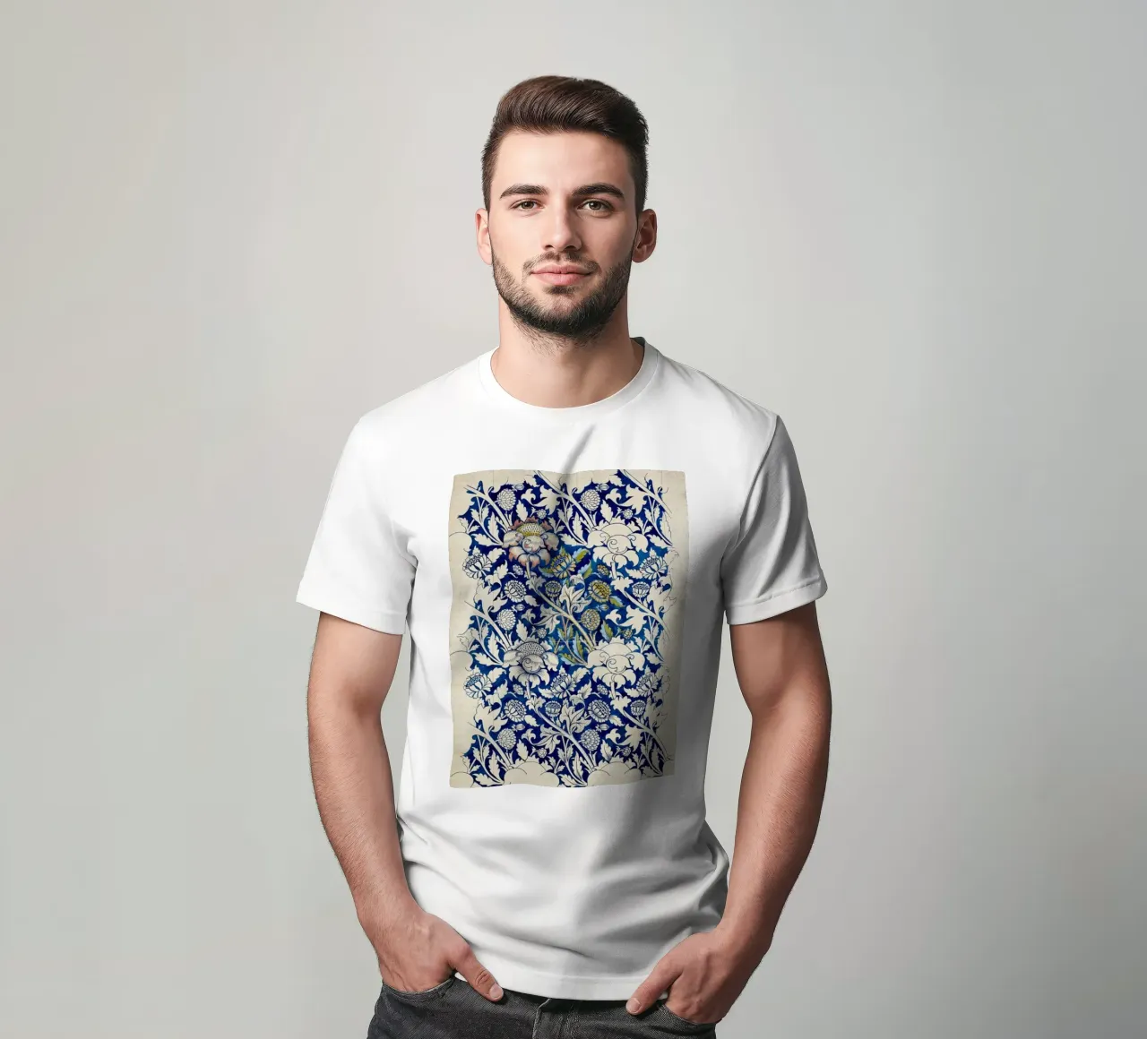fiori con fogliame t-shirt da Ropech Shop