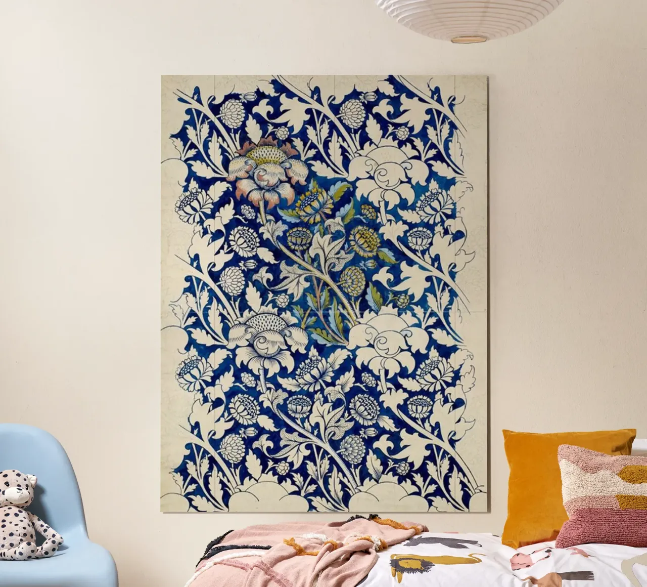 fiori con fogliame poster da Ropech Shop