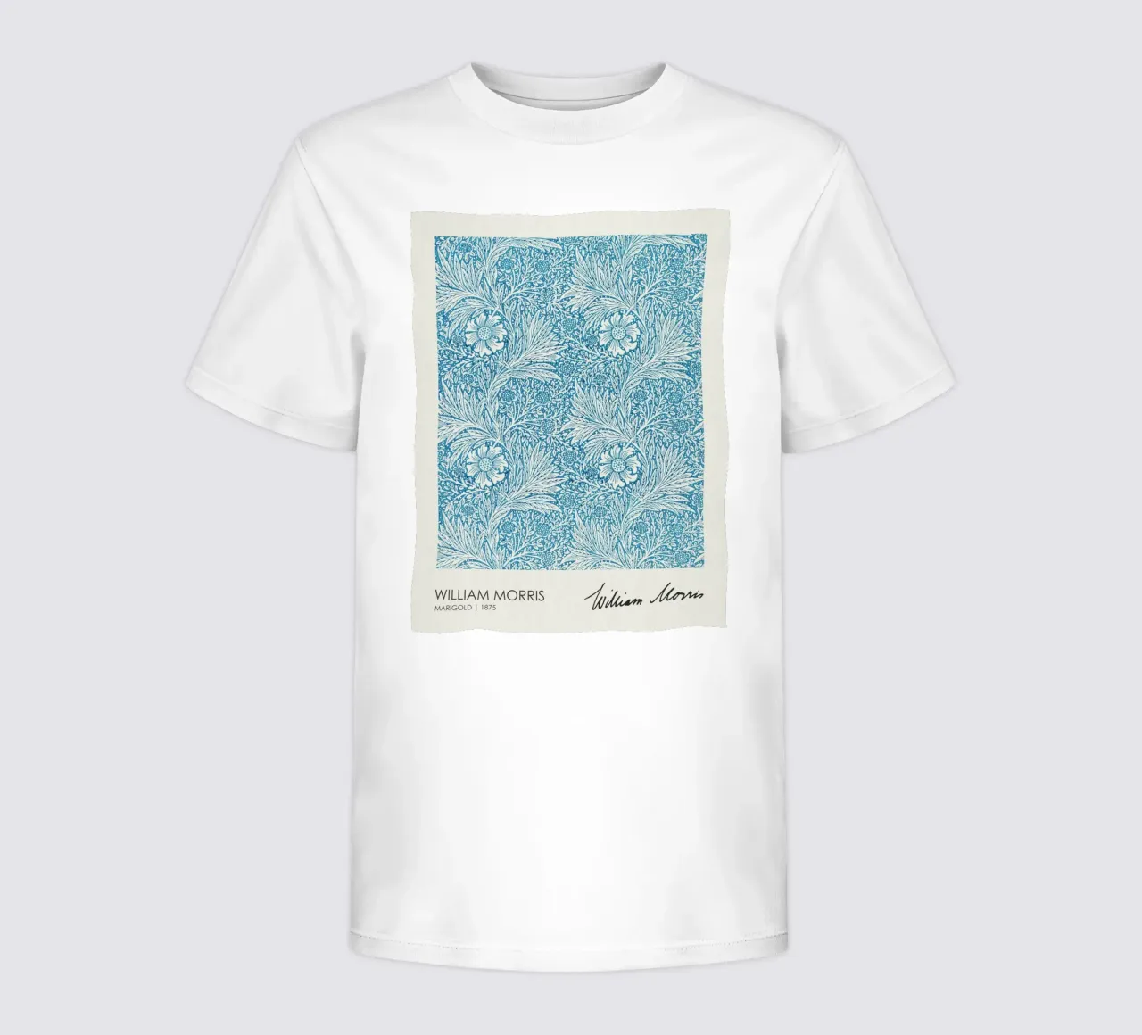 marigold flowers and leaves kids t-shirt by Ropech Shop