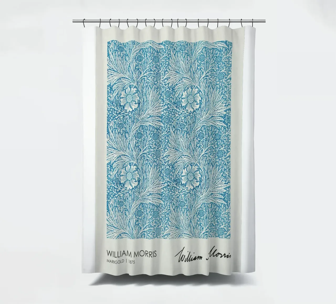 marigold flowers and leaves shower curtain by Ropech Shop