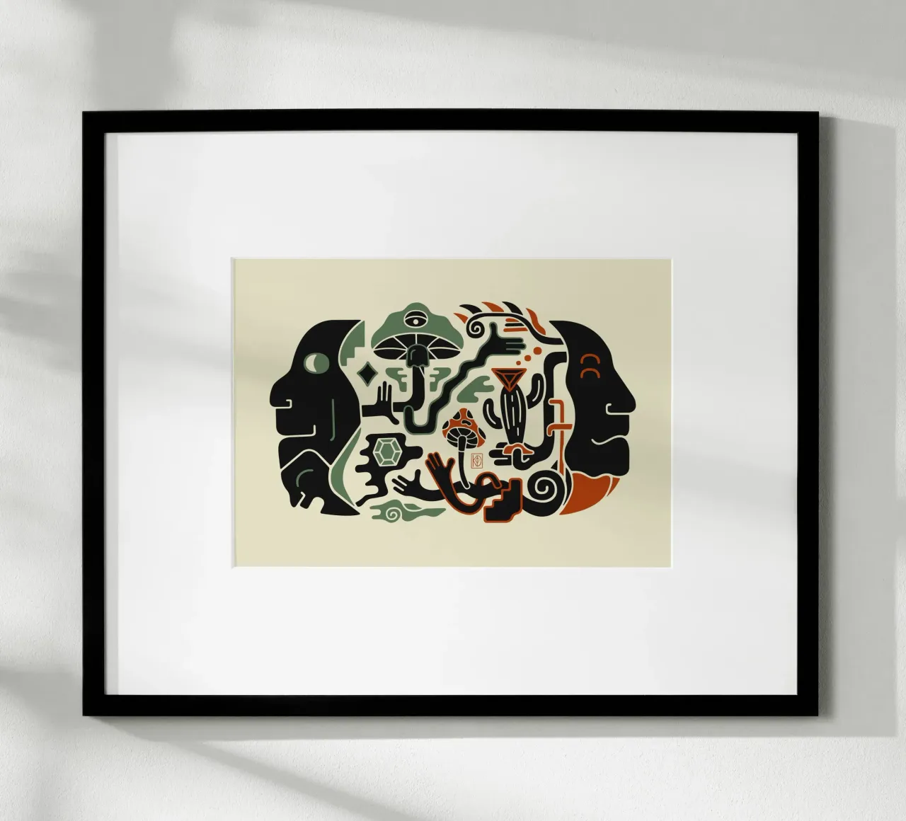 Ponderazione poster con telaio in legno da Krystal Depict