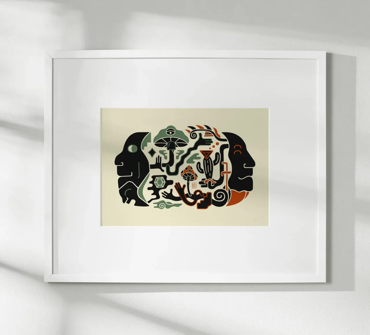 Ponderazione poster con telaio in legno da Krystal Depict