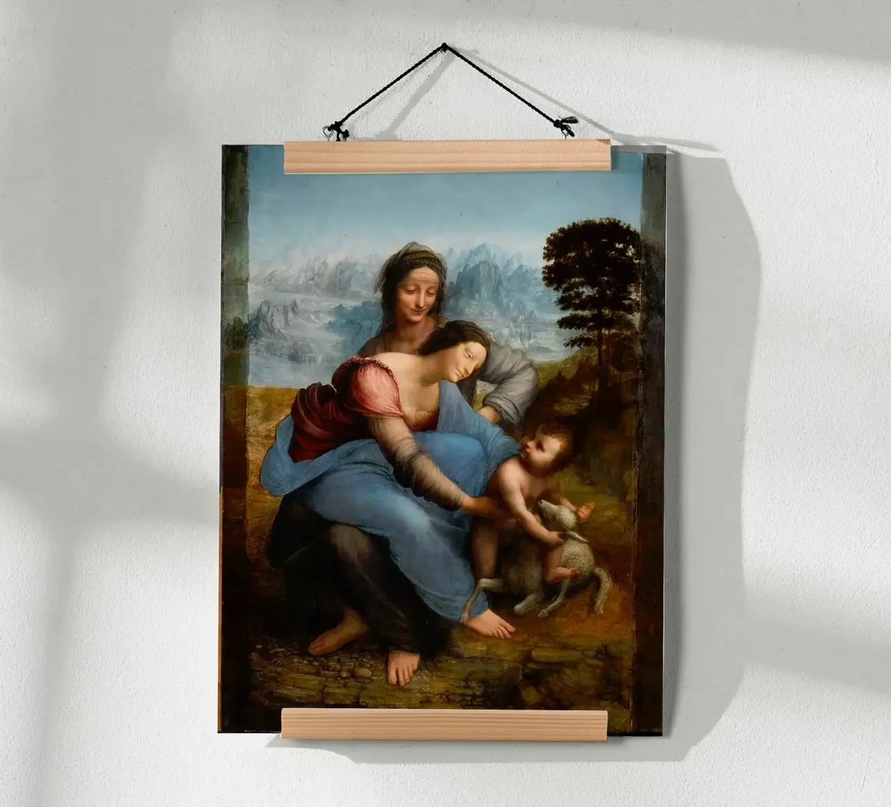 Mädchen und Kinder mit der Heiligen Anna Poster von Susanprint