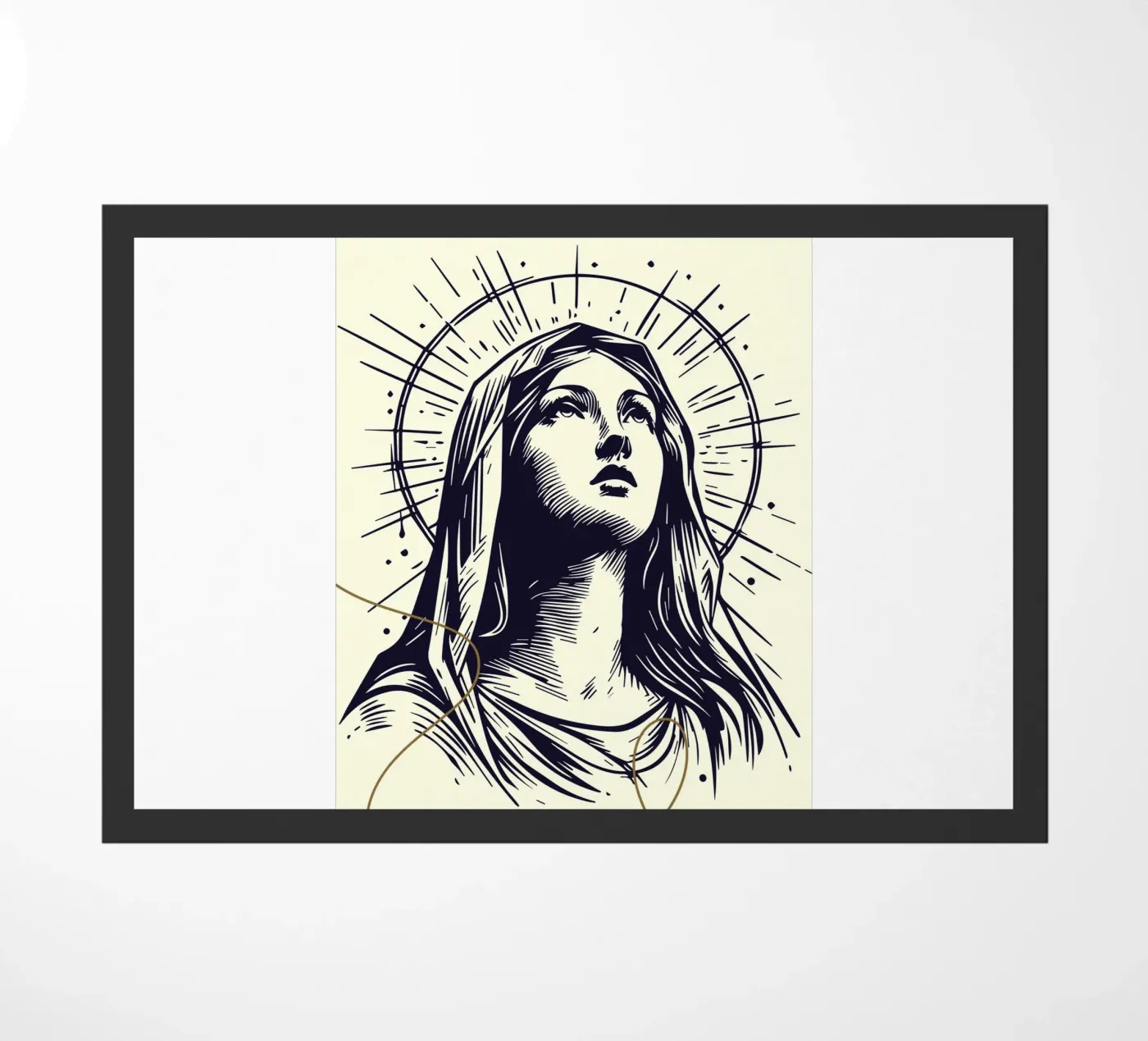 Mary doormat by LisaArtes