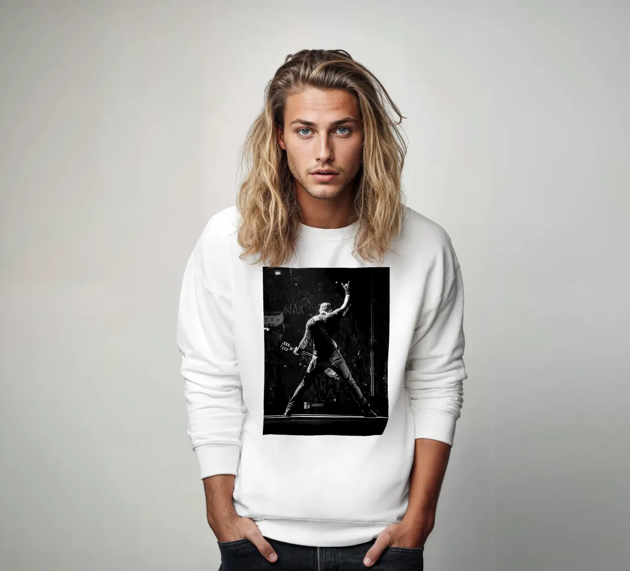 metal band sweatshirt by vanhesling