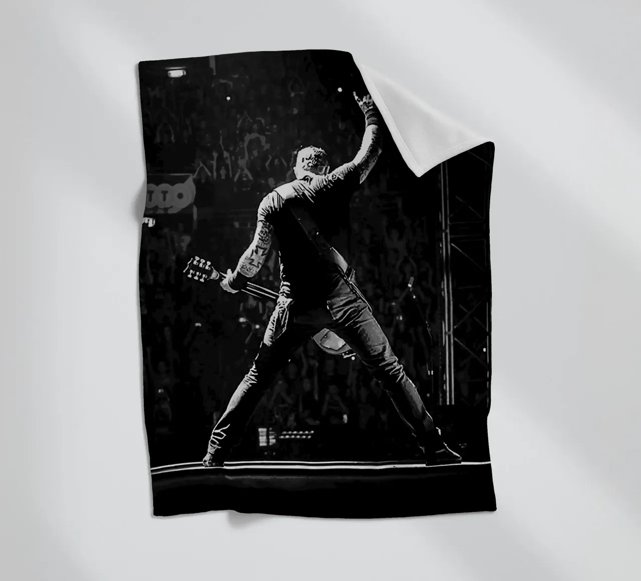 metal band fleece blanket by vanhesling