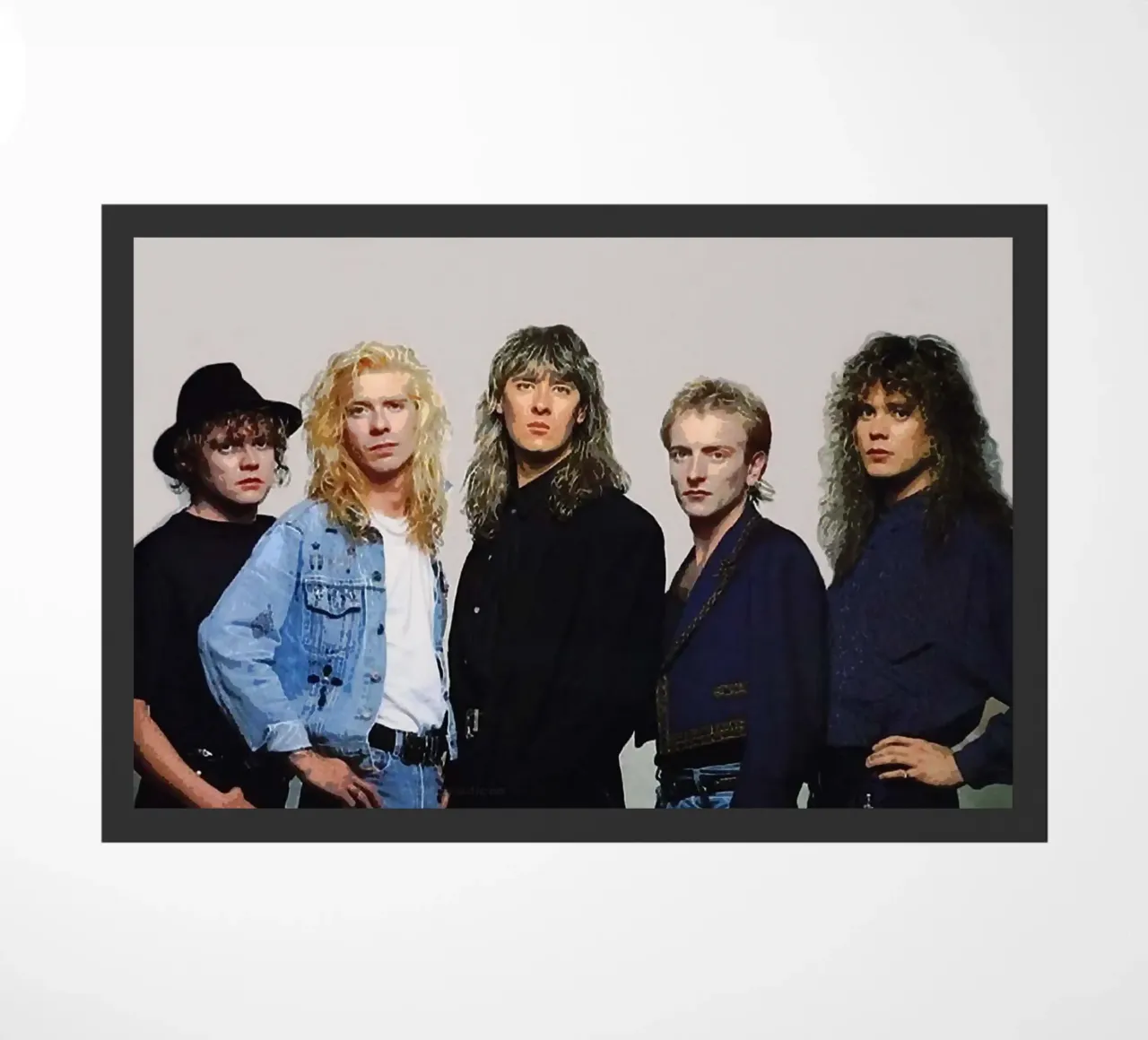 Groupe Def Leppard paillasson de vanhesling