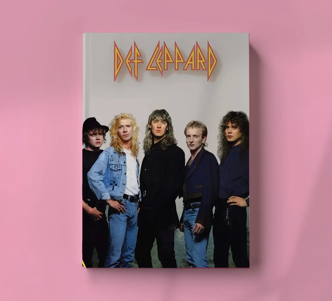 Groupe Def Leppard carnet de notes de vanhesling