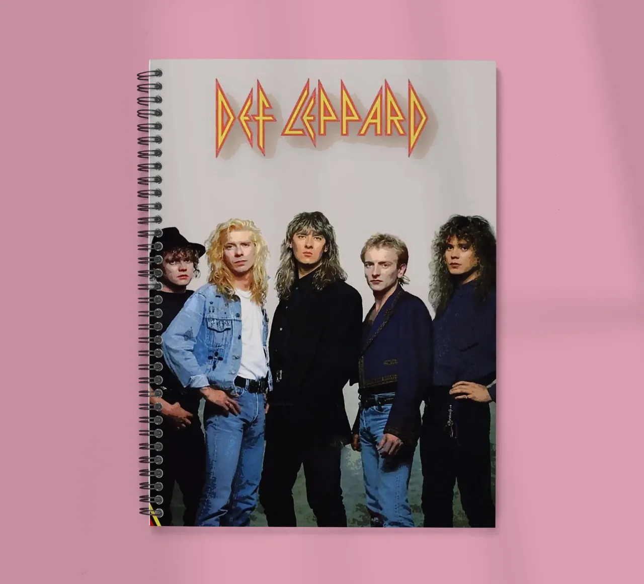 Groupe Def Leppard carnet à spirale de vanhesling