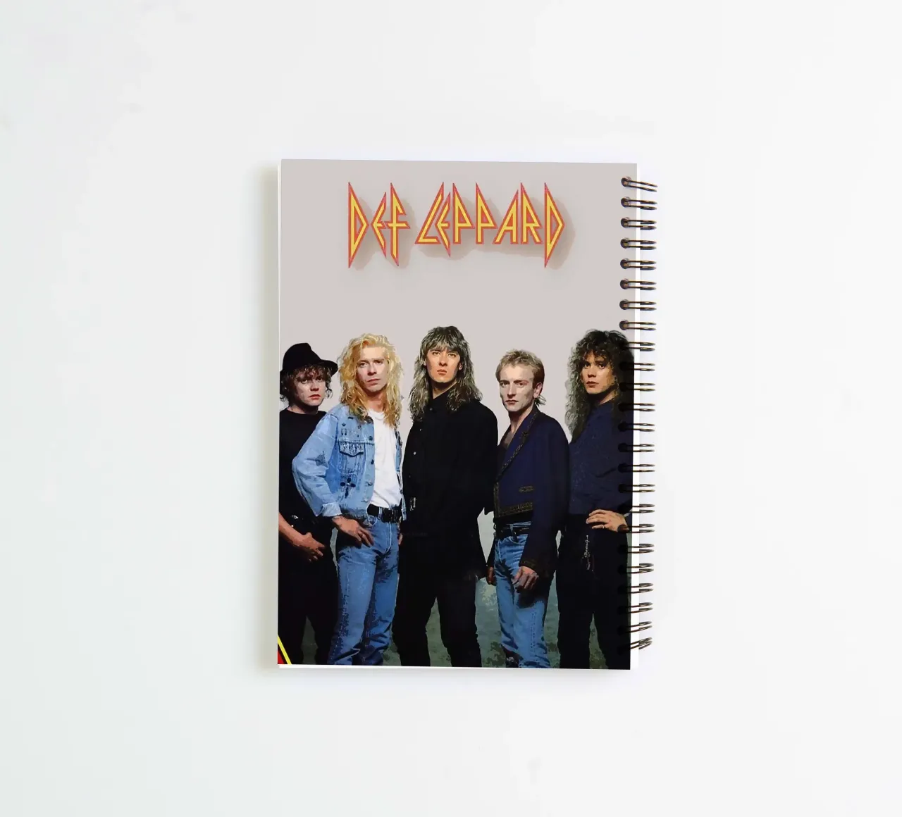 Groupe Def Leppard carnet à spirale de vanhesling
