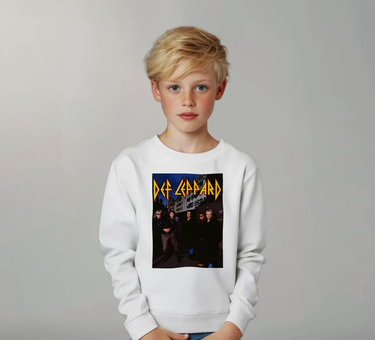 Def Leppard band kids sweatshirt by vanhesling