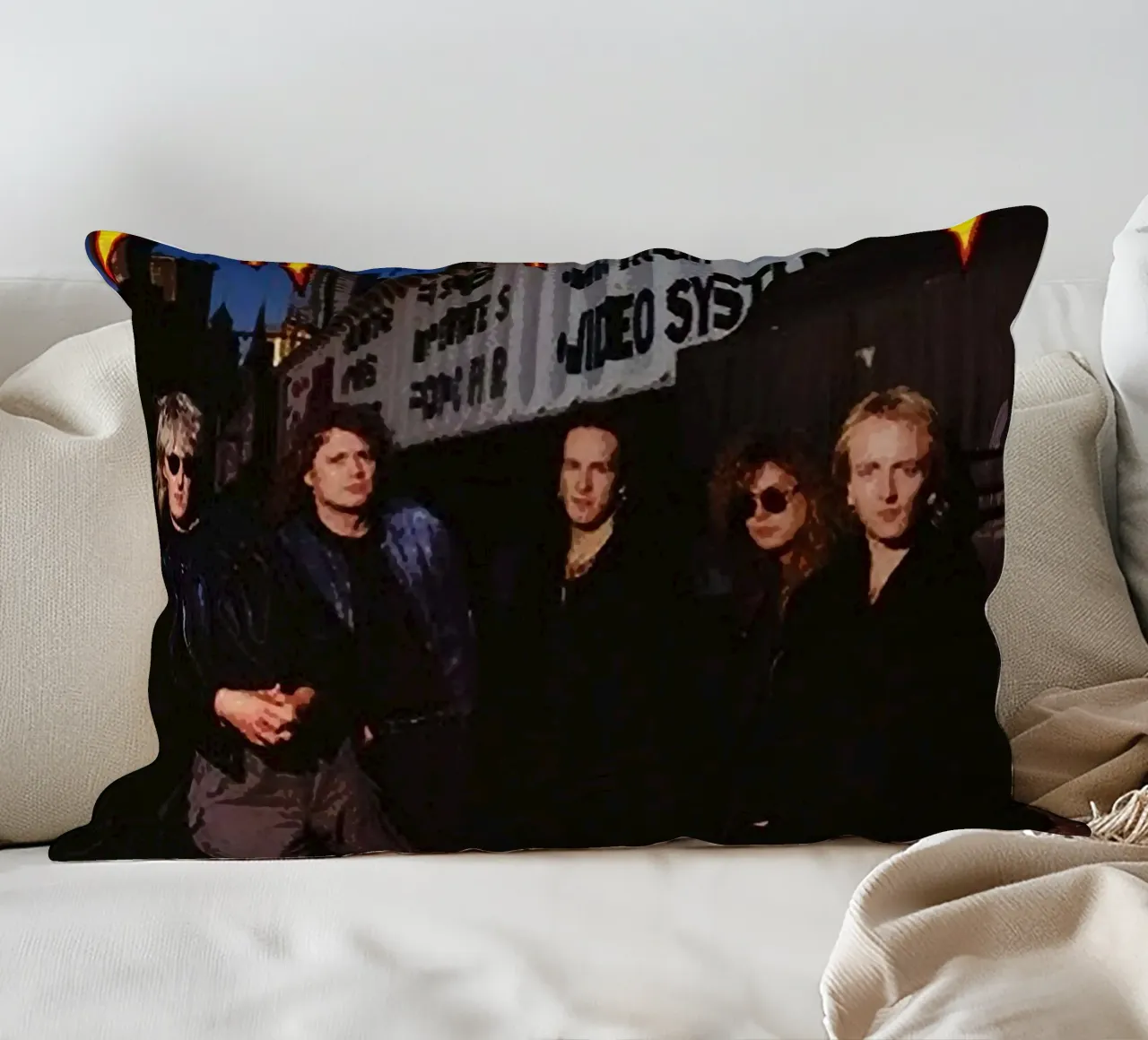 Groupe Def Leppard coussin de vanhesling