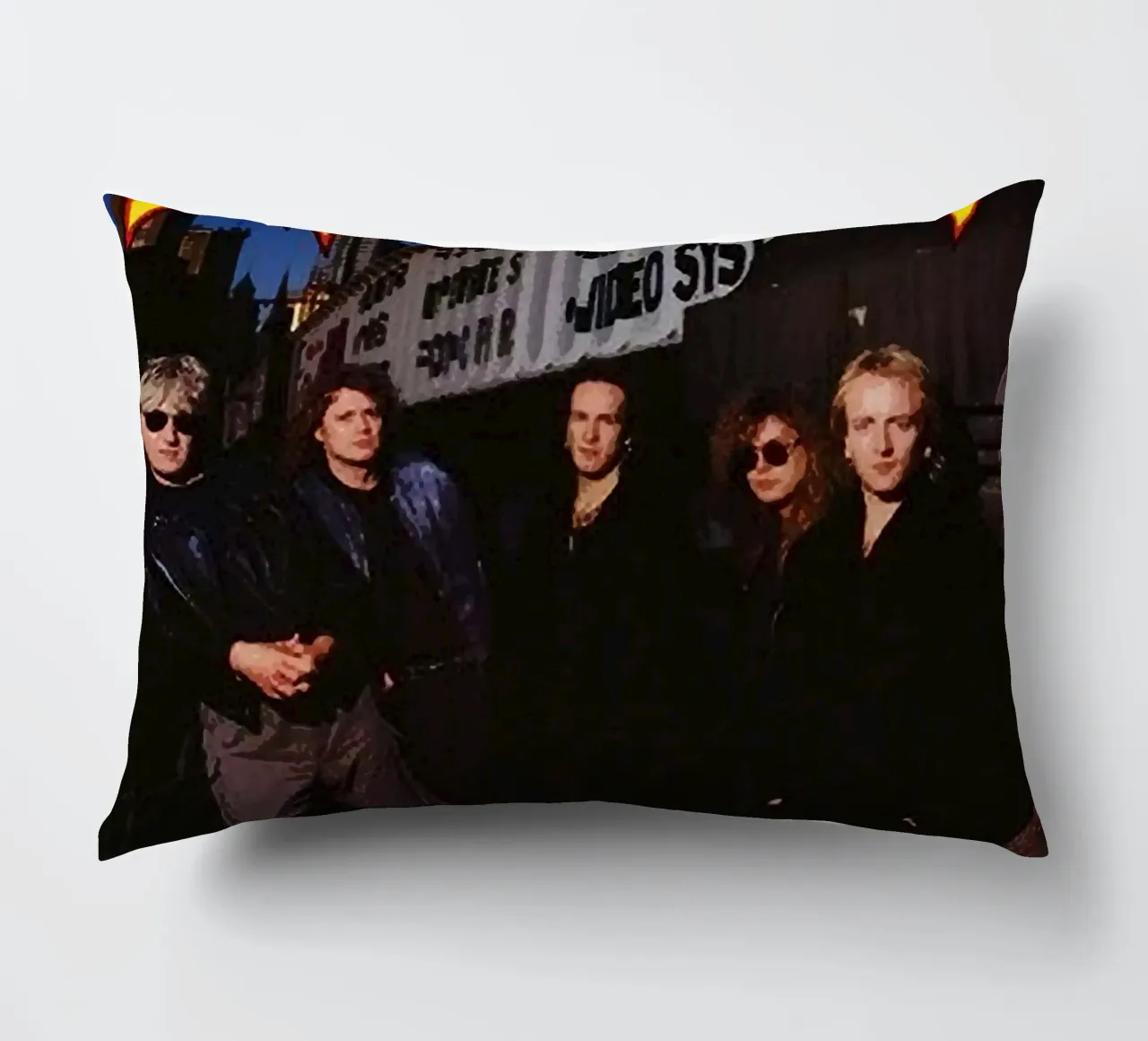 Groupe Def Leppard coussin de vanhesling