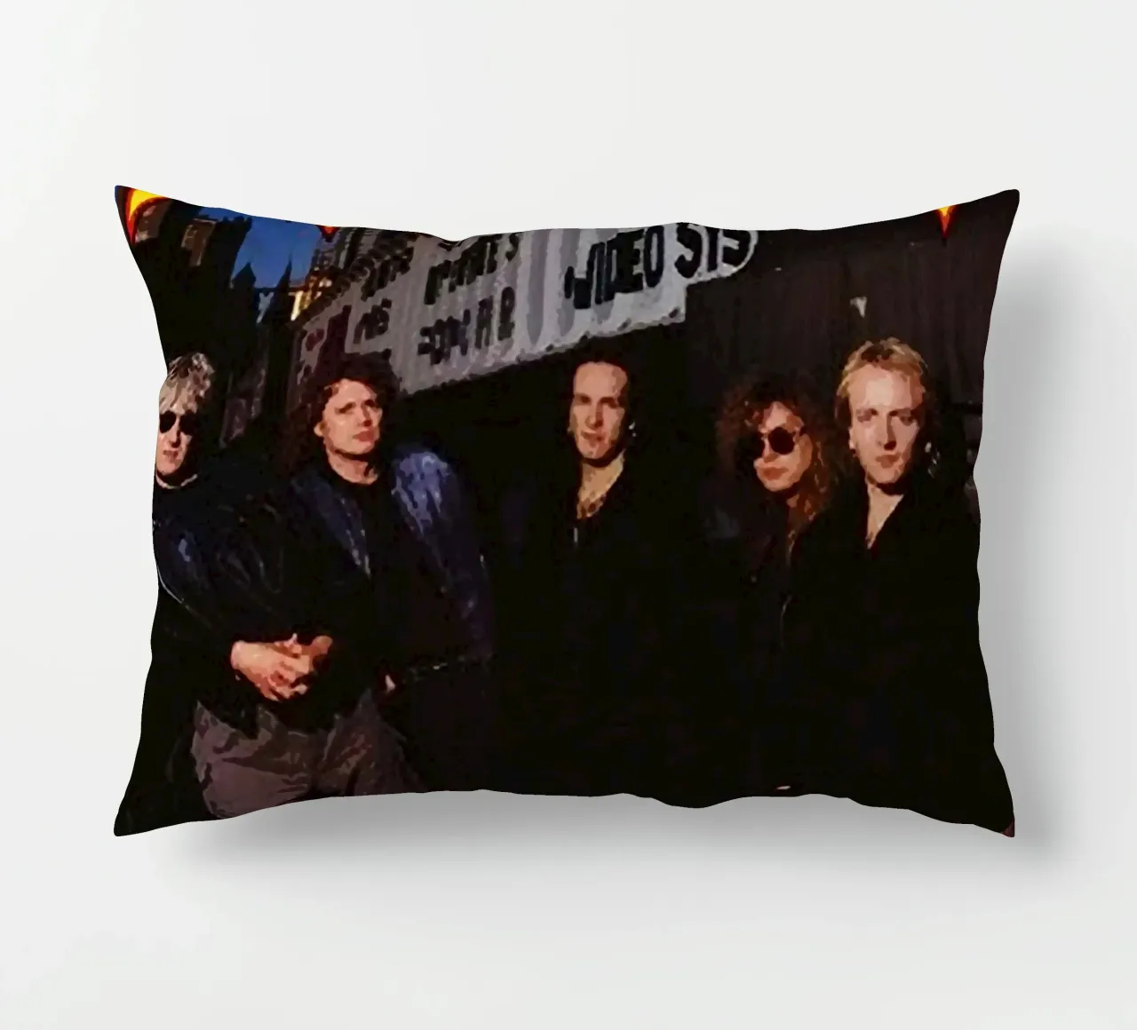 Groupe Def Leppard coussin de vanhesling