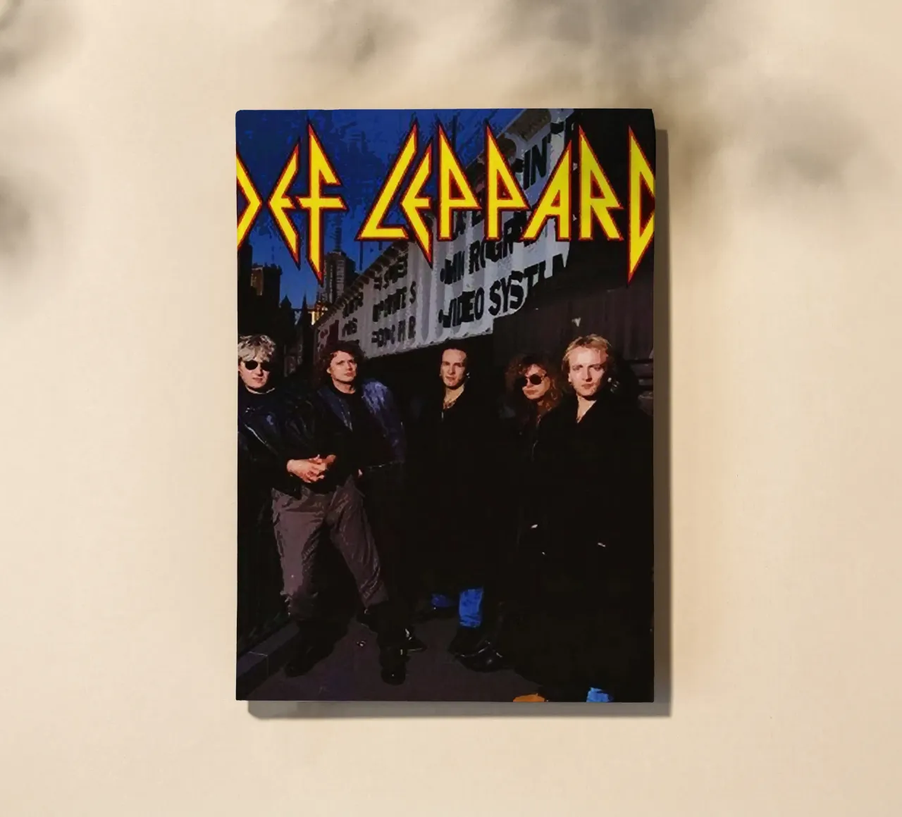 Groupe Def Leppard carnet de notes de vanhesling