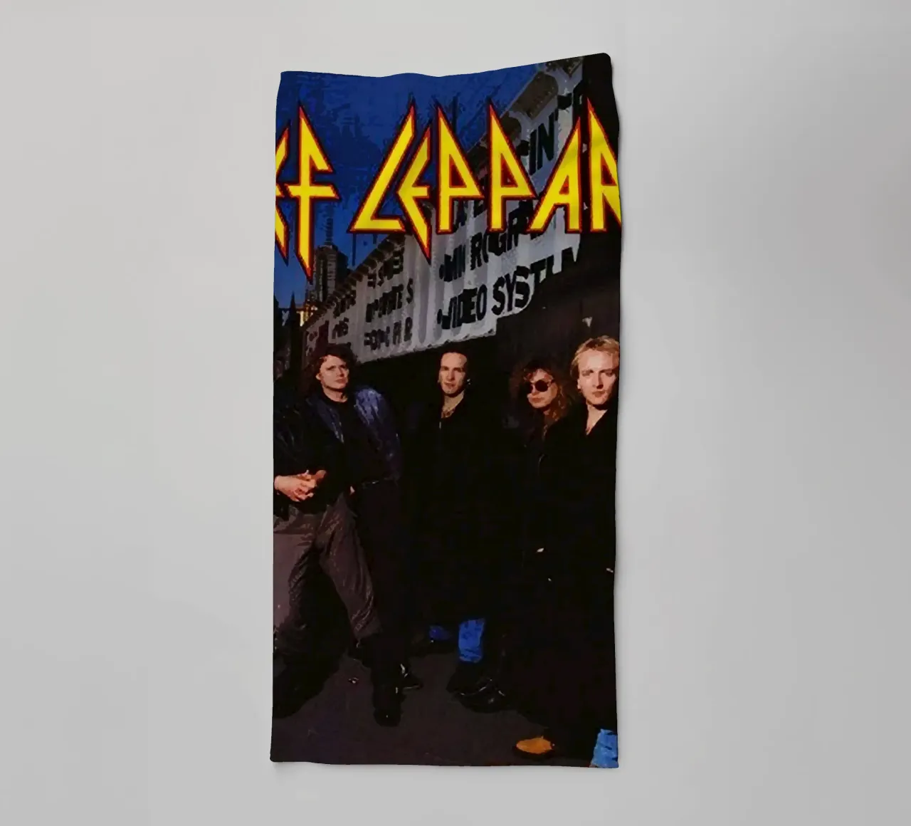 Groupe Def Leppard serviette de bain de vanhesling