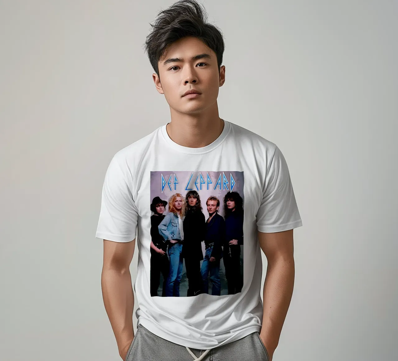 Groupe Def Leppard t-shirt de vanhesling