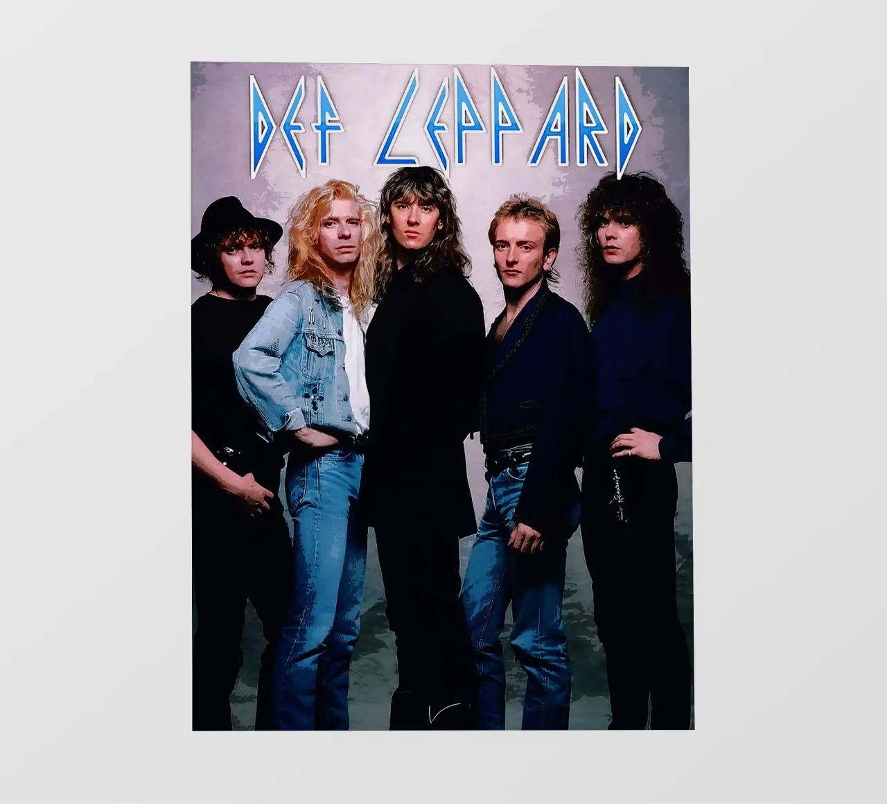 Groupe Def Leppard bâche pvc de vanhesling