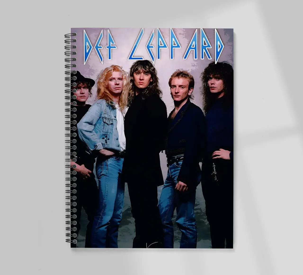 Groupe Def Leppard carnet à spirale de vanhesling
