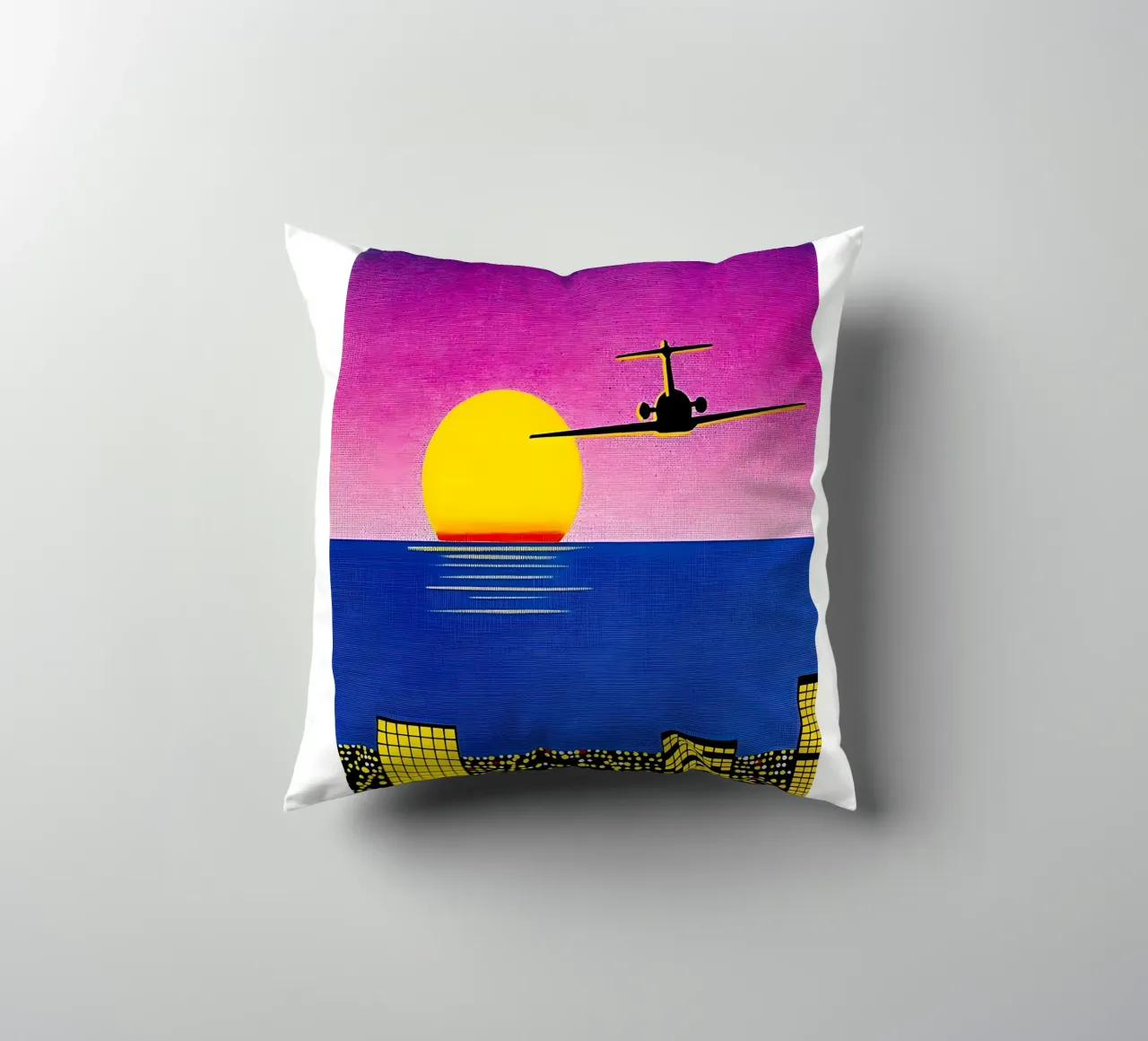 Hiroshi Nagai Tramonto in aereo cuscino da THE CAROLINE