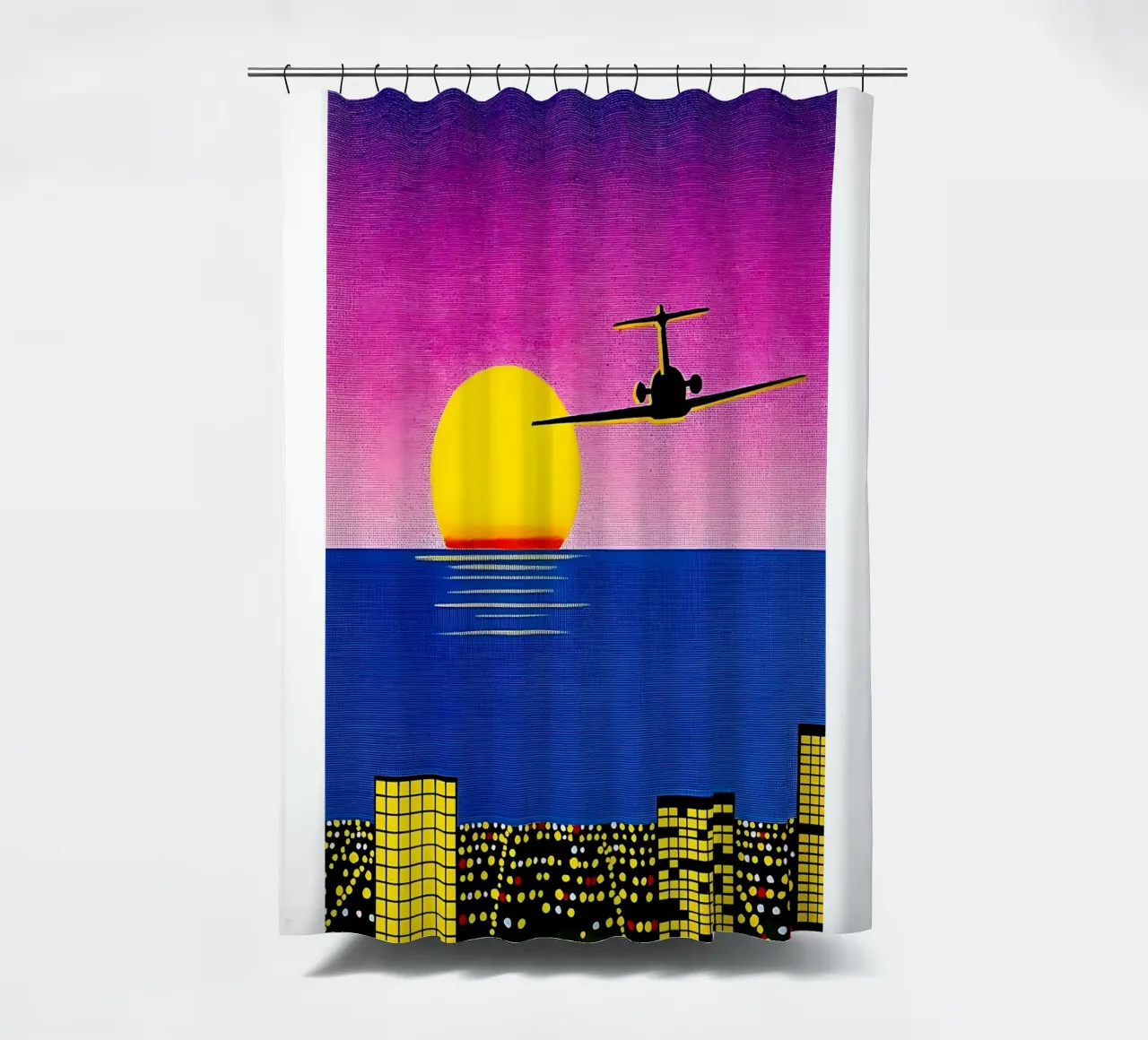 Hiroshi Nagai Tramonto in aereo tenda da doccia da THE CAROLINE