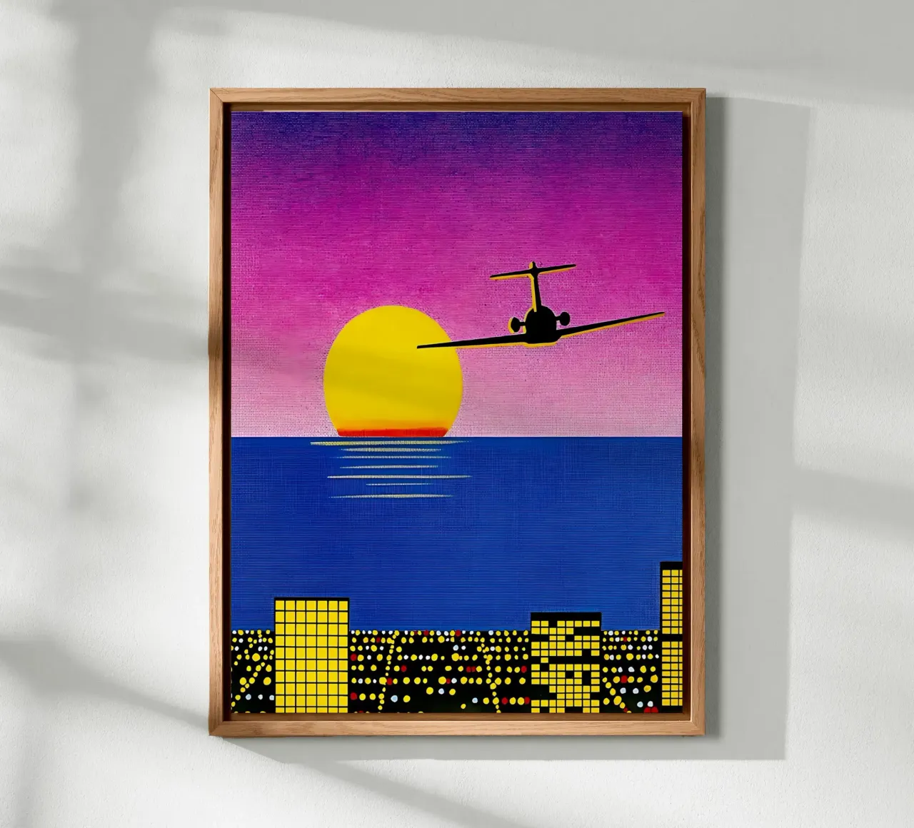 Hiroshi Nagai Tramonto in aereo alluminio dibond da THE CAROLINE