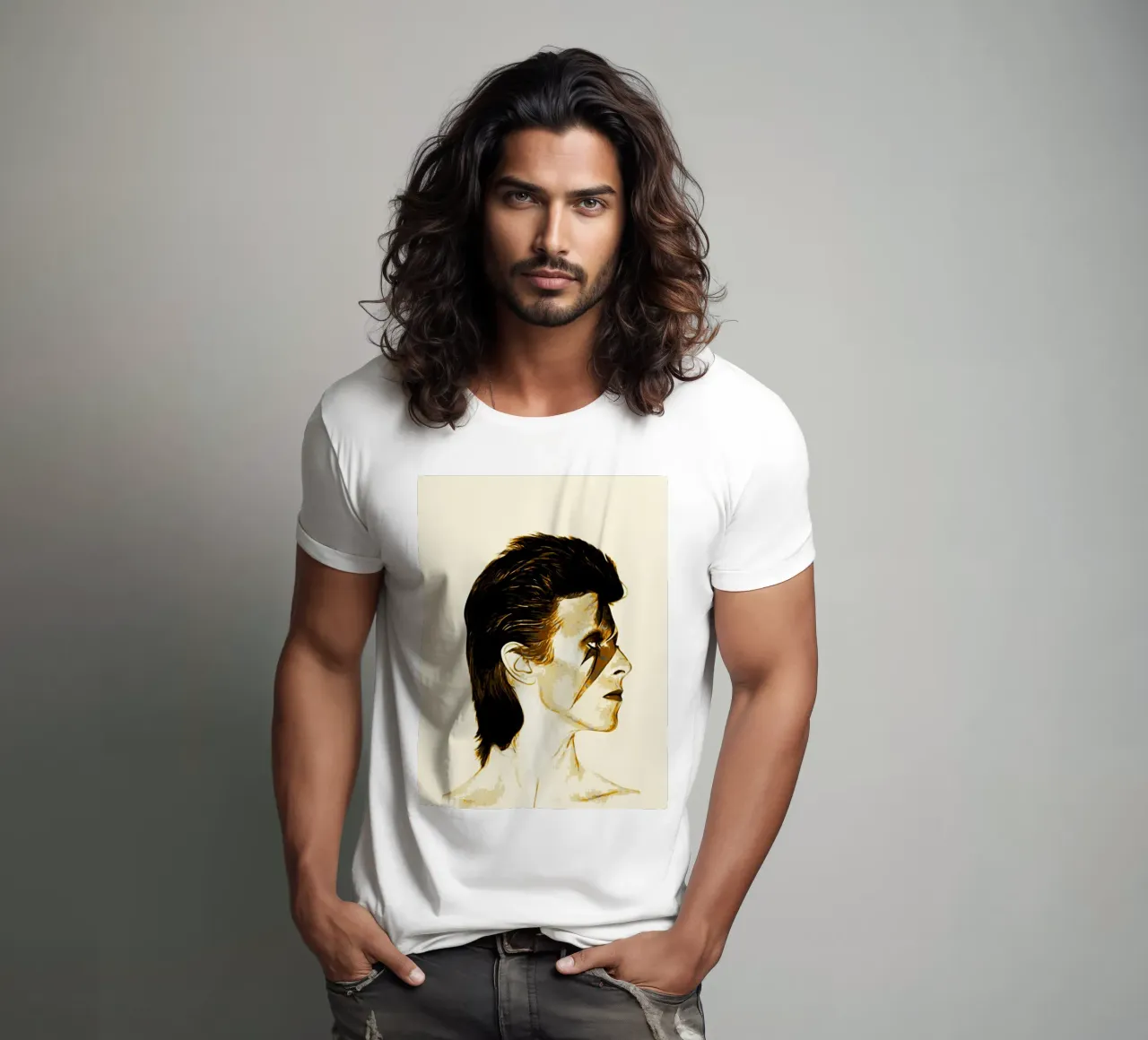 David Bowie 13 Art t-shirt by music soul