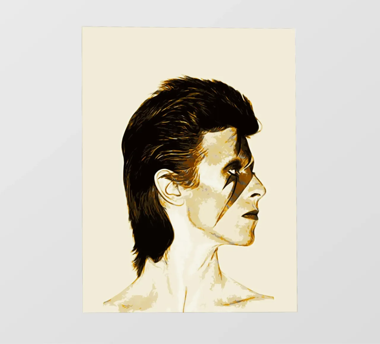David Bowie 13 Art backlit film by music soul