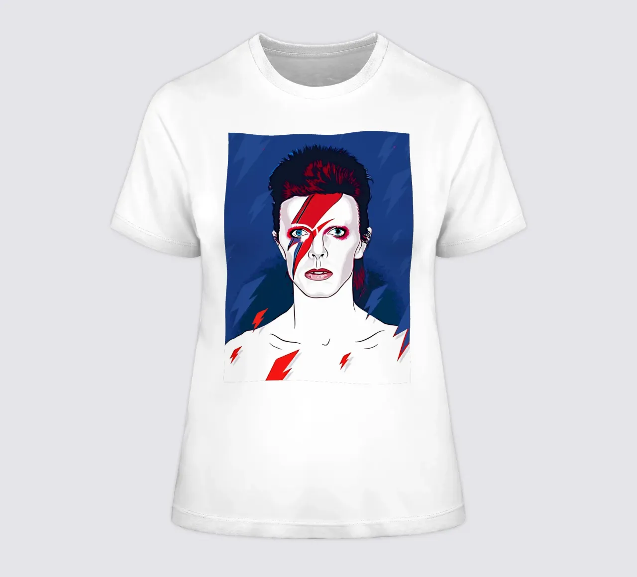 David Bowie 15 Arte camiseta de mujer de music soul
