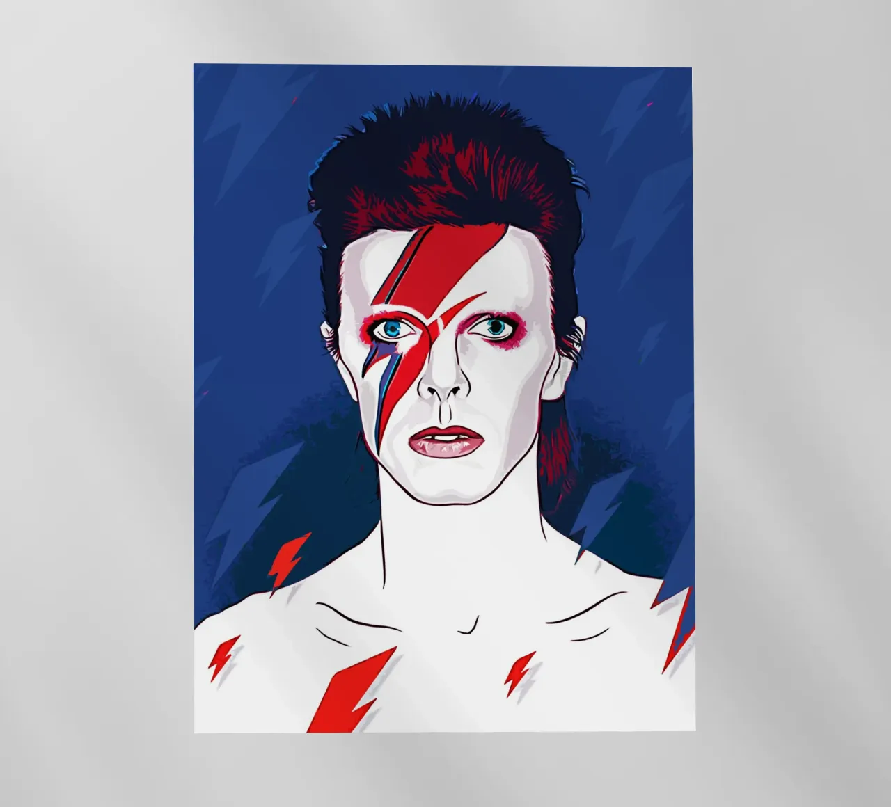 David Bowie 15 Art backlit film by music soul