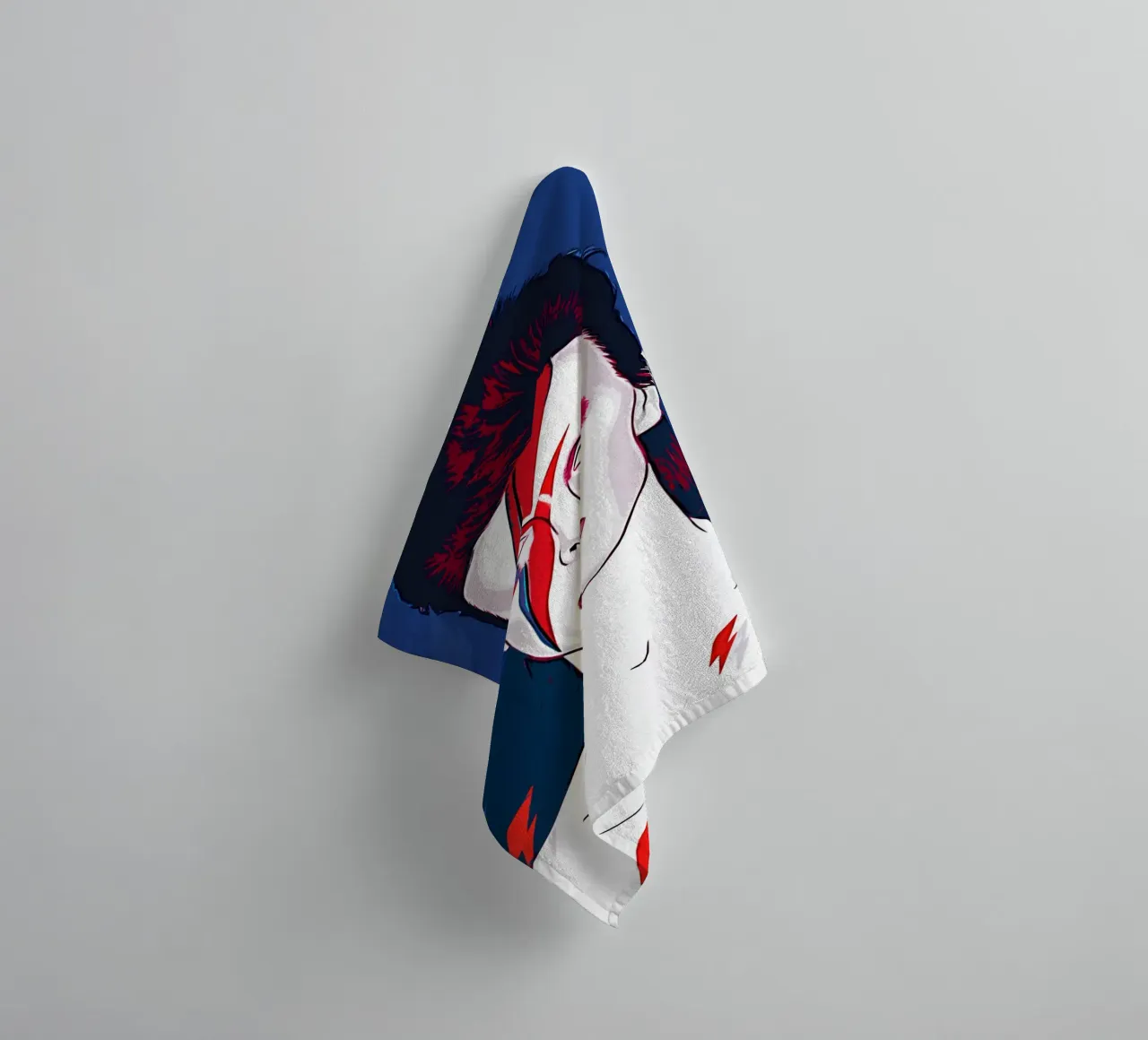 David Bowie 15 Art towel by music soul