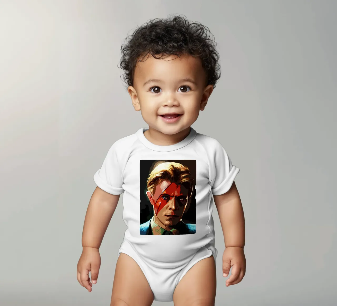 David Bowie 7 Kunst babyrompertje korte mouwen van music soul