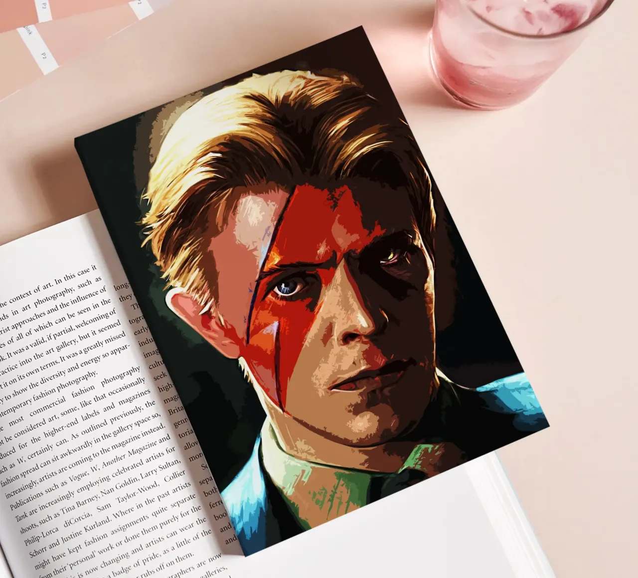 David Bowie 7 Art carnet de notes de music soul
