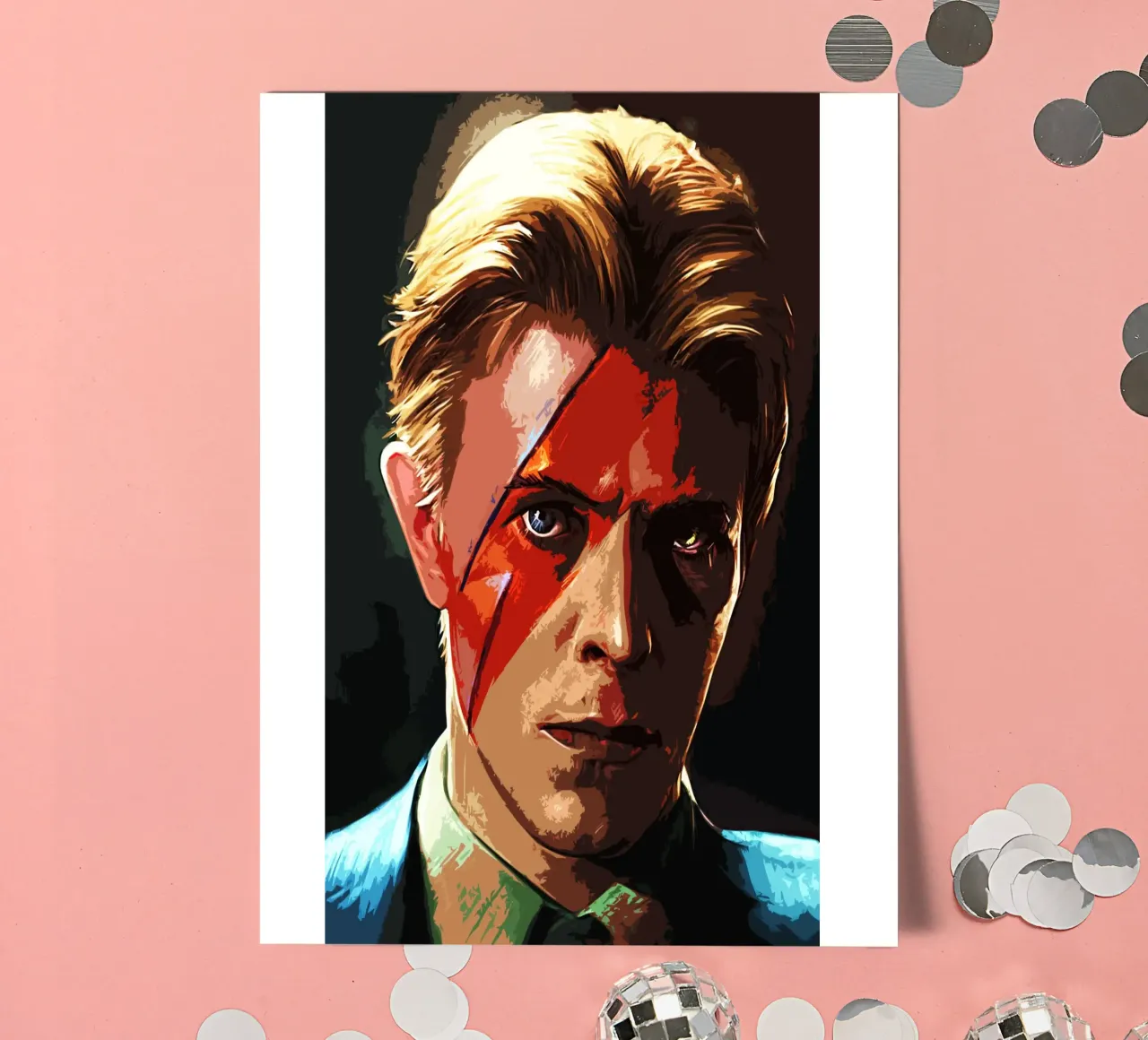 David Bowie 7 Art Stickerbogen von music soul