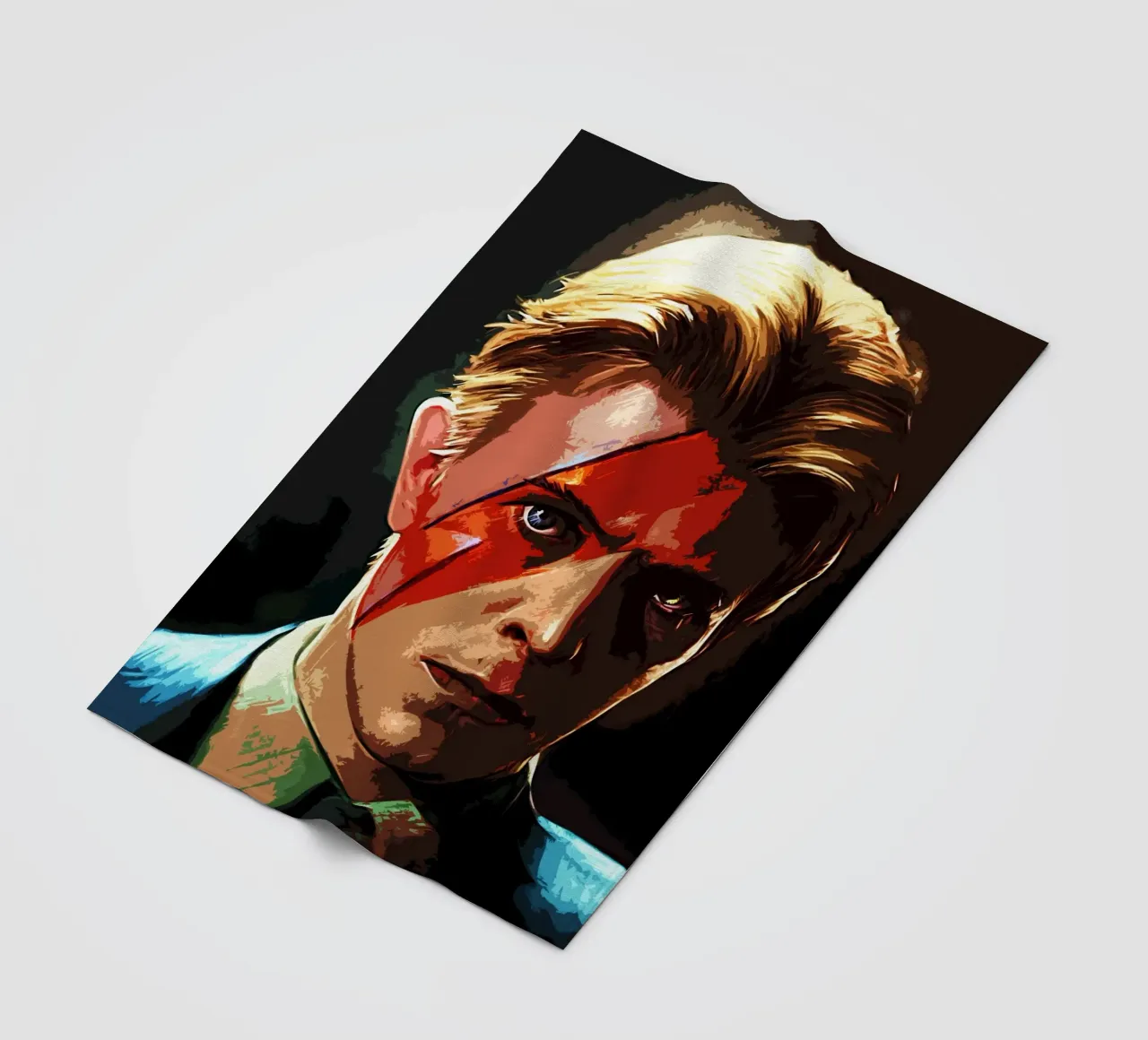 David Bowie 7 Arte coperta in pile da music soul