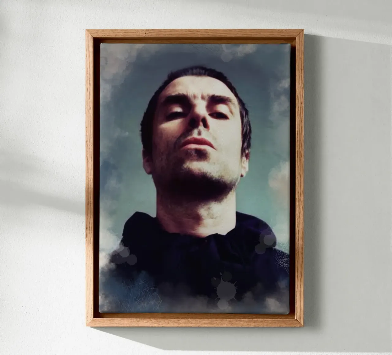 Liam Gallagher - Oasis canvas met Baklijst van Lembayung art