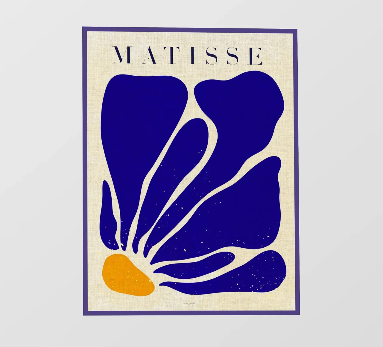Matisse _ Fiore blu pellicola backlit da MatisseShop