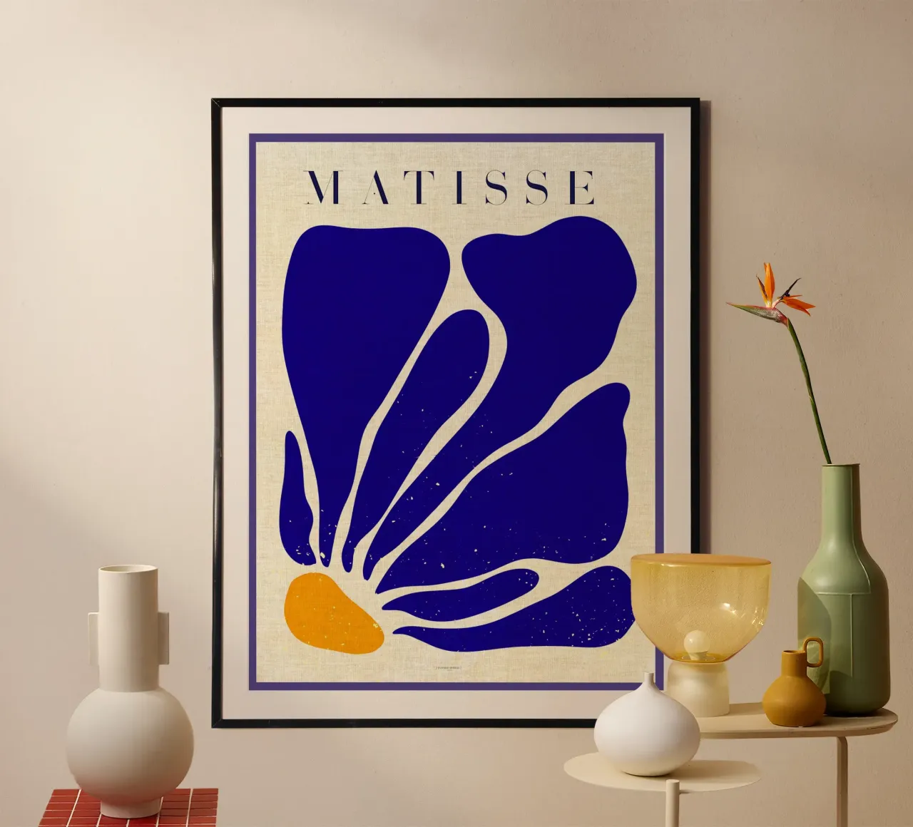 Matisse _ Fiore blu carta hahnemühle da MatisseShop