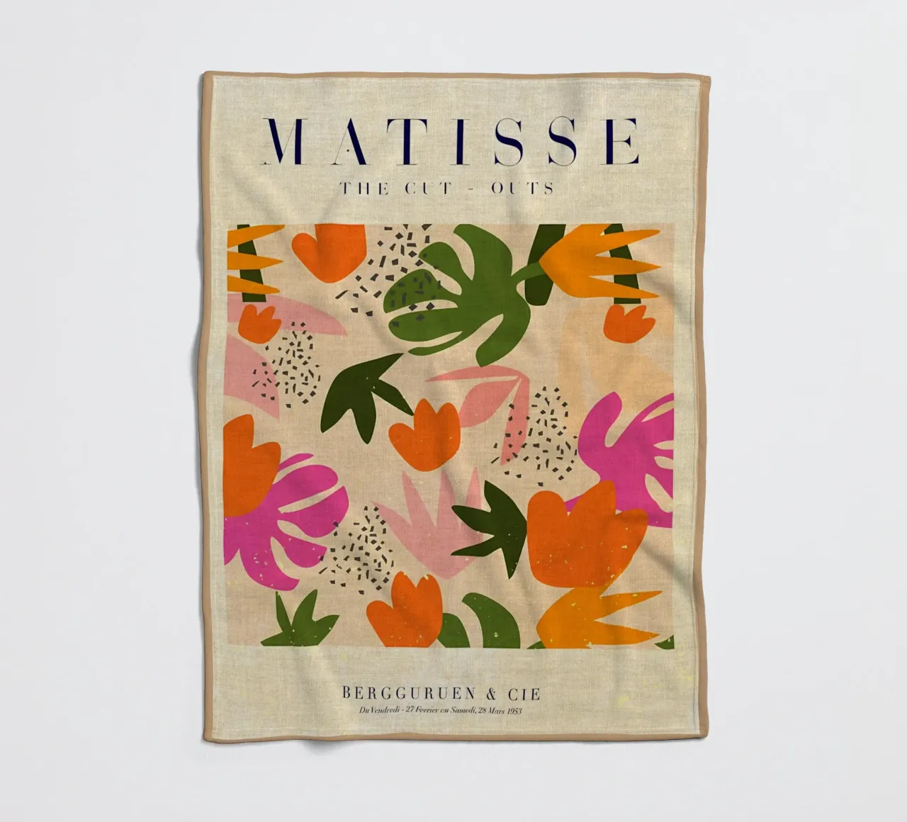 Matisse _ Fiori e colori coperta in pile da MatisseShop