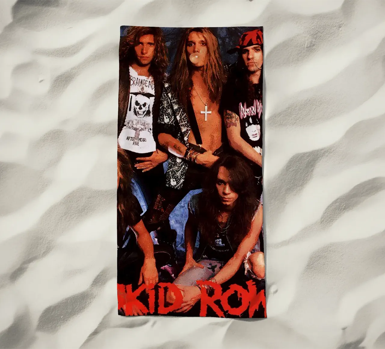 skid row beach towel by vanhesling
