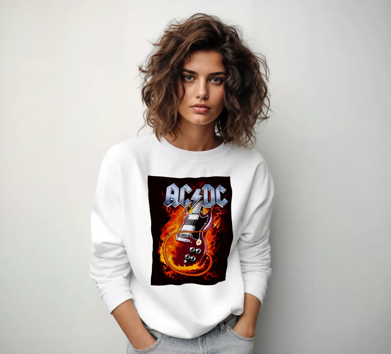Groupe AC/DC sweat de vanhesling
