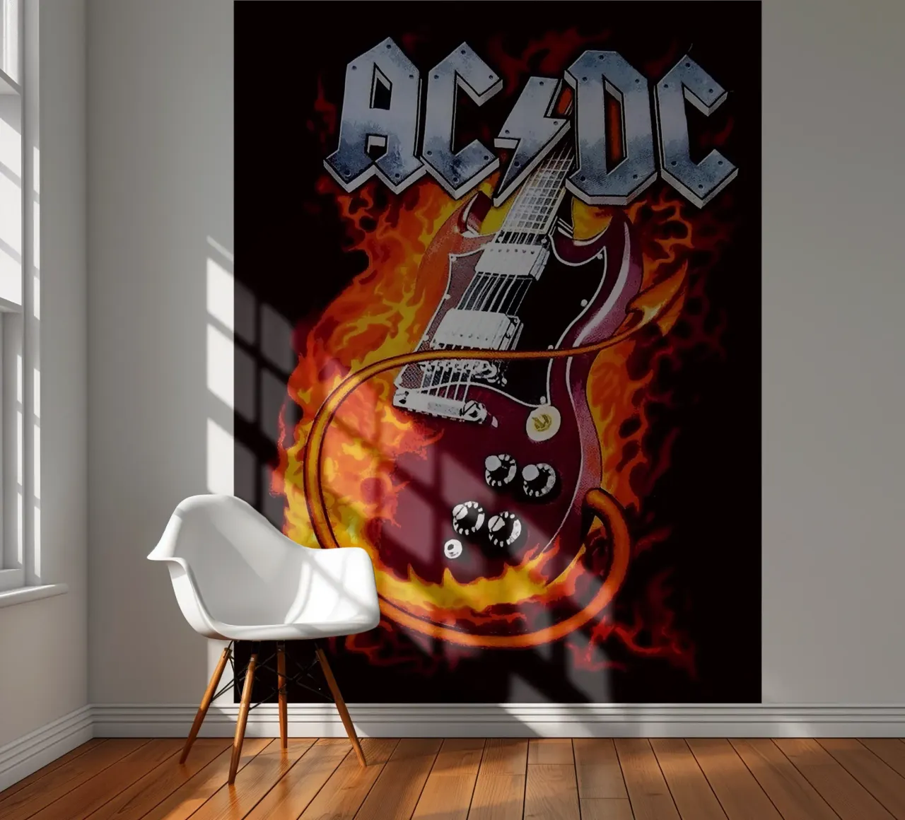 AC/DC band photo wallpaper by vanhesling