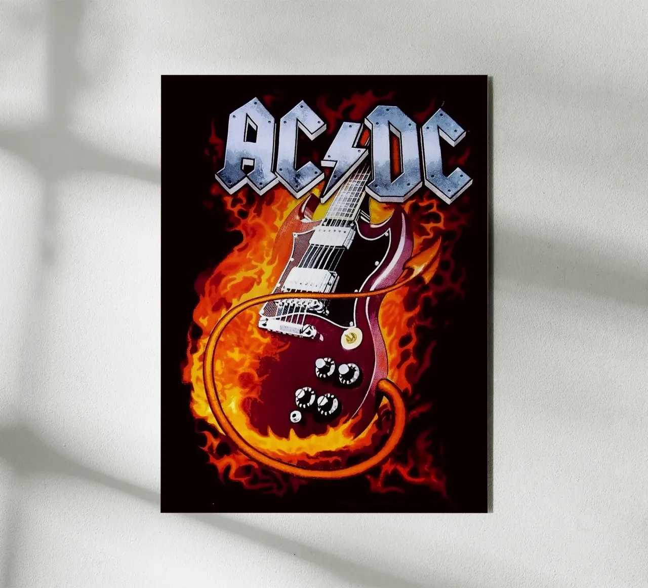 Gruppo AC/DC alluminio dibond da vanhesling