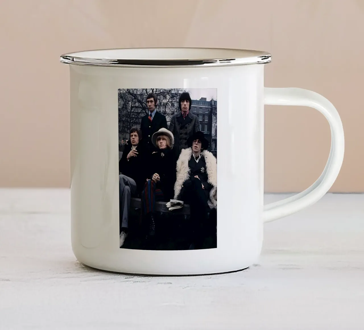 pietra di roling tazza in smalto da vanhesling