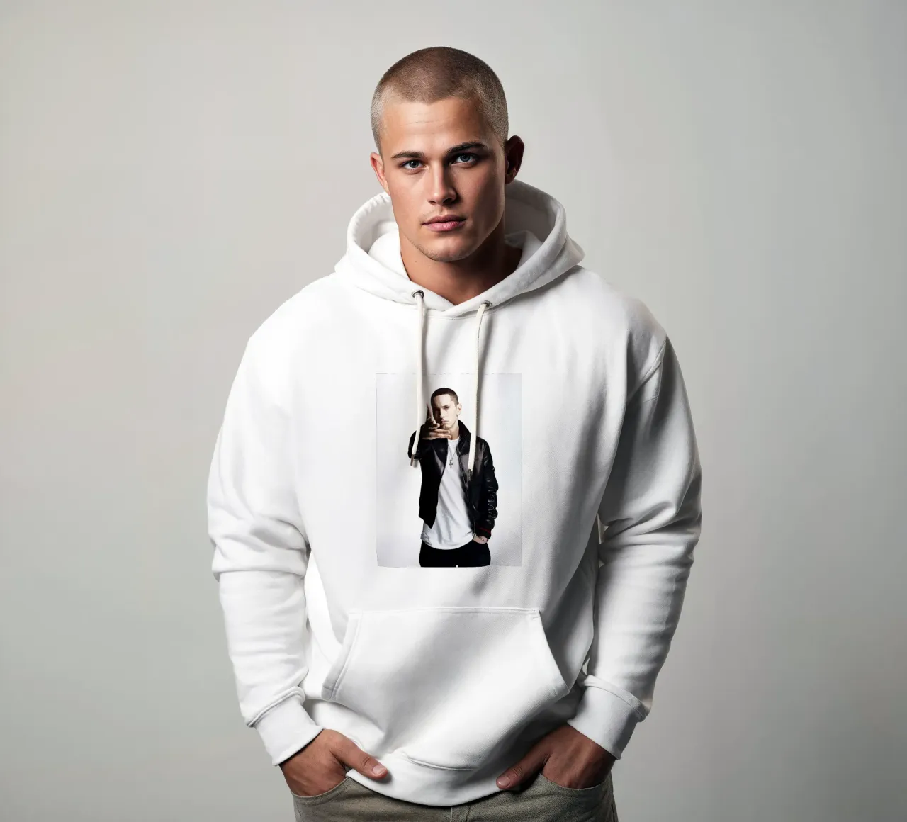 Eminem felpa con cappuccio da vanhesling